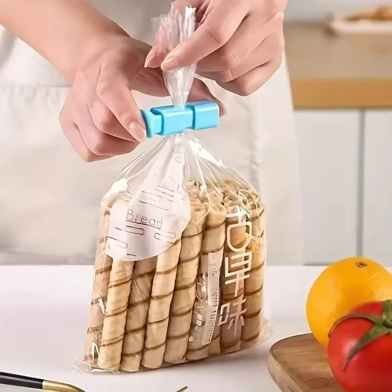 Food Sealing Clips Reusable Bread Storage Bag Clips for Snack Wrap Bags Spring Clamp Home Kitchen Gadgets Sealing Clamps thumbnail 2