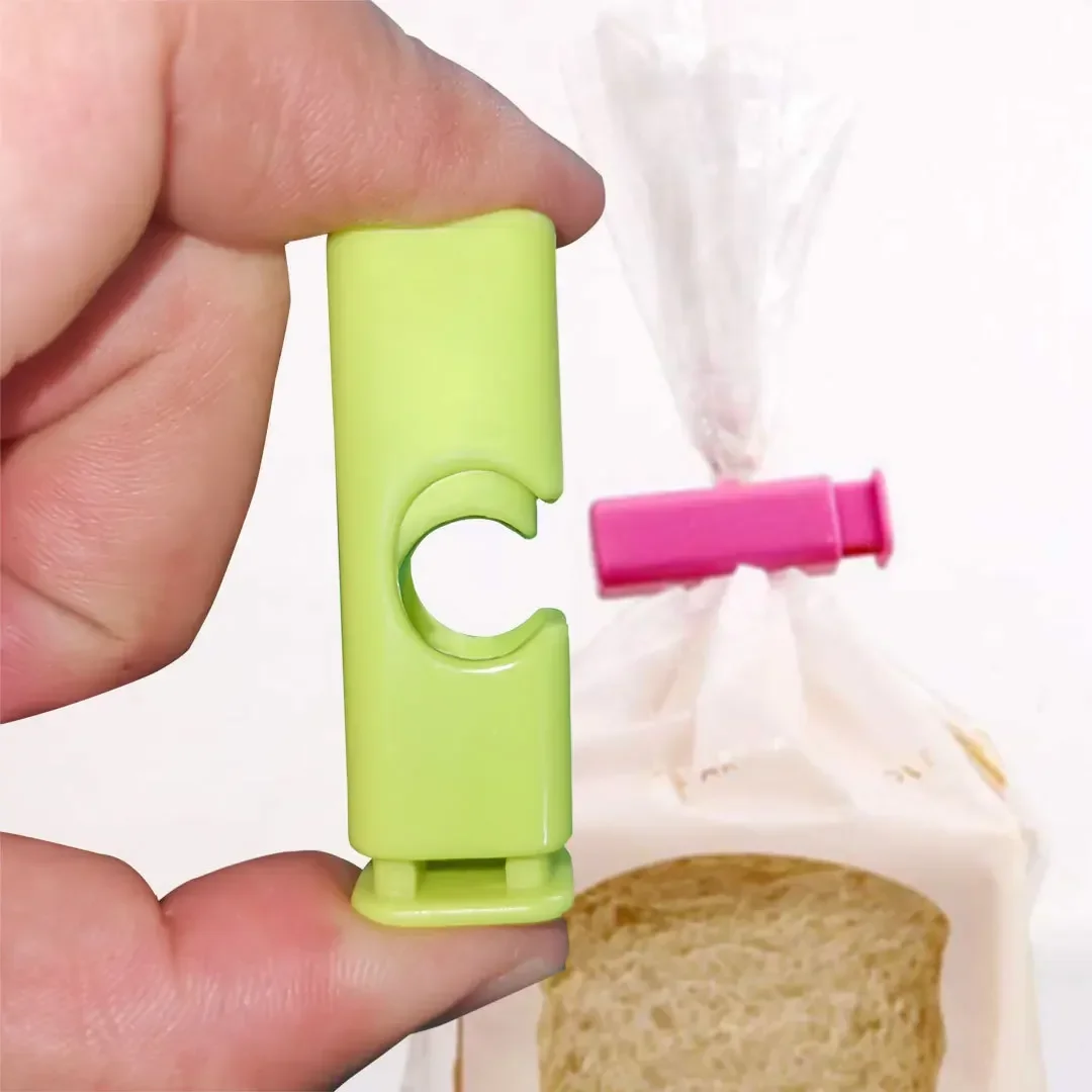 Food Sealing Clips Reusable Bread Storage Bag Clips for Snack Wrap Bags Spring Clamp Home Kitchen Gadgets Sealing Clamps