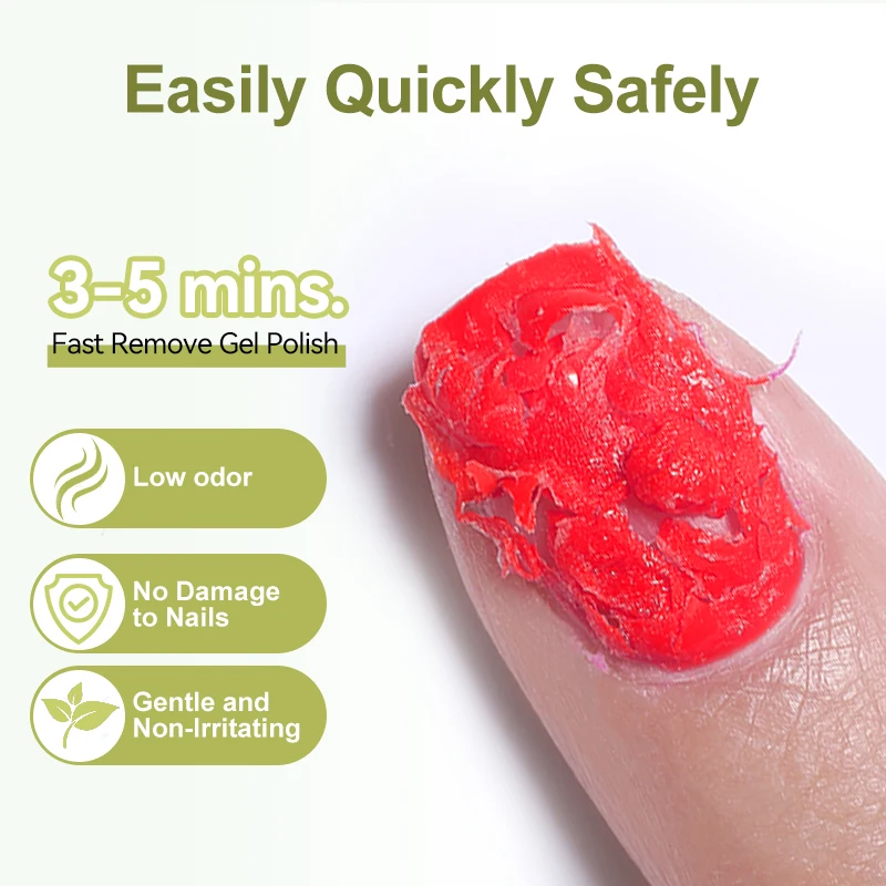 UR SUGAR 50ml Nail Gel Polish Remover Soak Off Semi Permanent UV Gel Varnish Delete Quick Clean Manicure Nail Art Removal Tools thumbnail 4