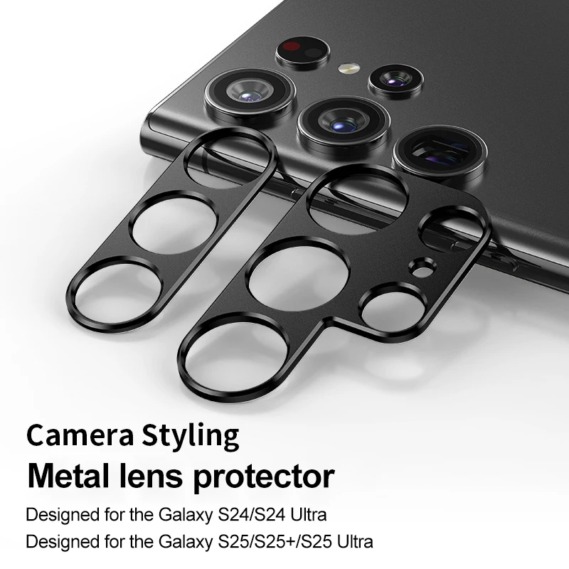 Mobile Phone Camera Protective Film For Samsung Galaxy S25 ultra Case S24ultra Accessories S25 Plus For Samsung S24 Case