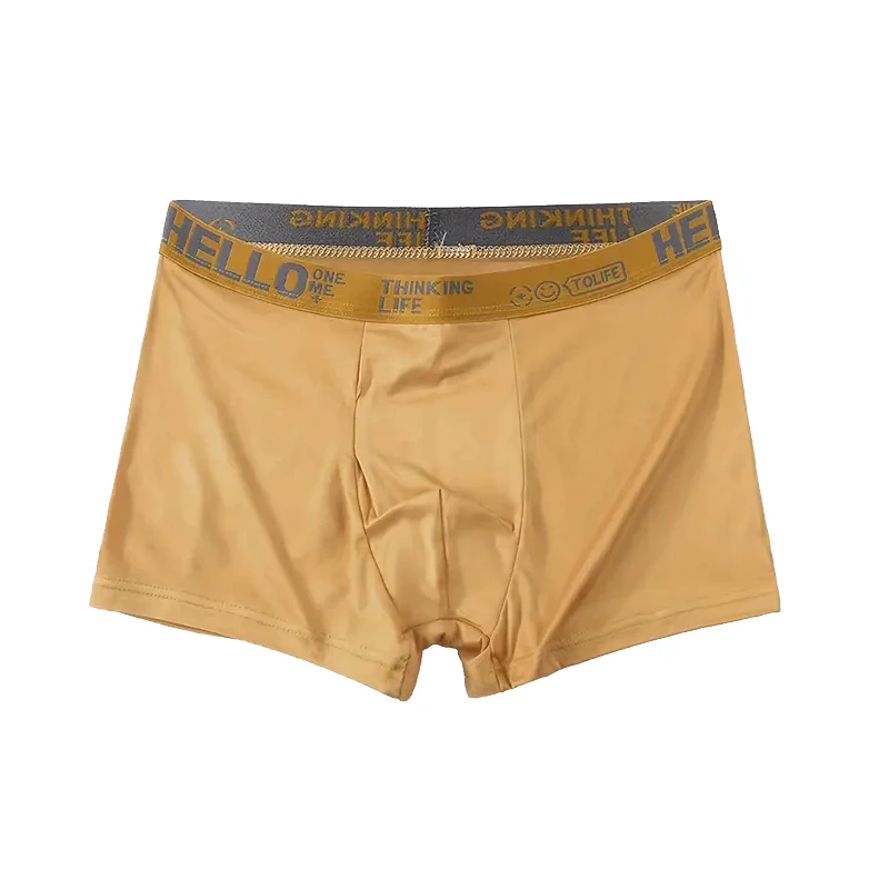 10PCS Men's Underwear, Breathable Comfy Quick Drying Stretchy Boxer Trunks, Sexy Underpants, Men's Trendy Boxer Panties thumbnail 4