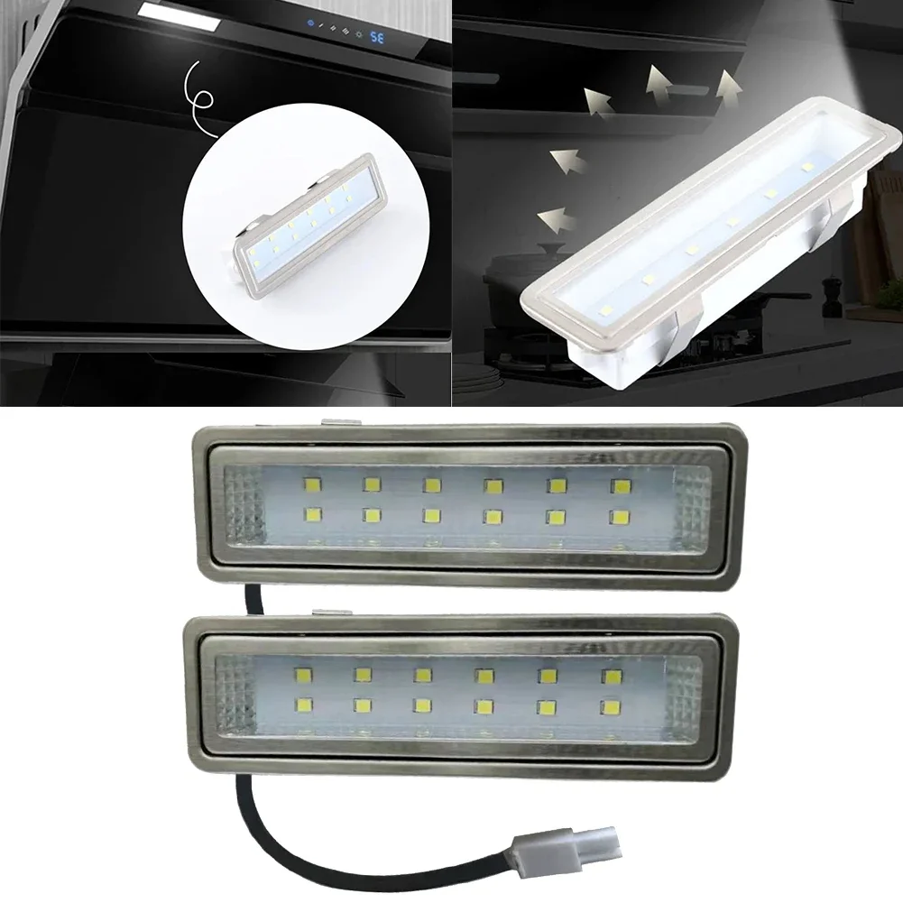 2pcs Pump Lamp Rectangular Cold Light Integrated Stove Lighting Range Hood Lamp DC12V 1.5W Home appliance accessories thumbnail 5
