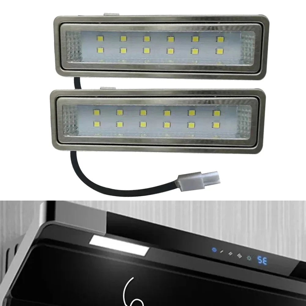 2pcs Pump Lamp Rectangular Cold Light Integrated Stove Lighting Range Hood Lamp DC12V 1.5W Home appliance accessories thumbnail 2
