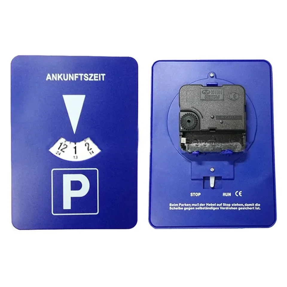 Blue Digital Parking Timer Disc Easy to Use Portable Clock Tool for Arrival Time Display Car Accessory Parking Enforcement thumbnail 4