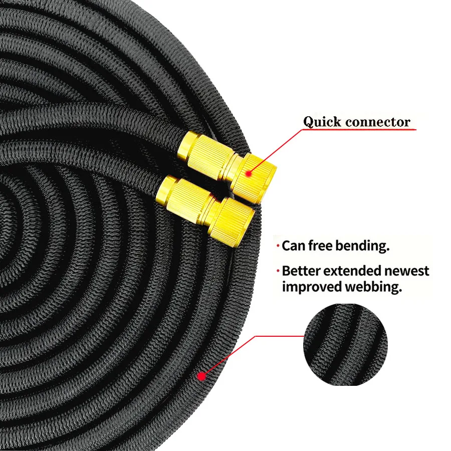 2025 Expandable Magic Hose, High-Pressure Car Wash, 7Water Spraying Functions, Water Gun, Home Garden Watering Hose garden hose thumbnail 2
