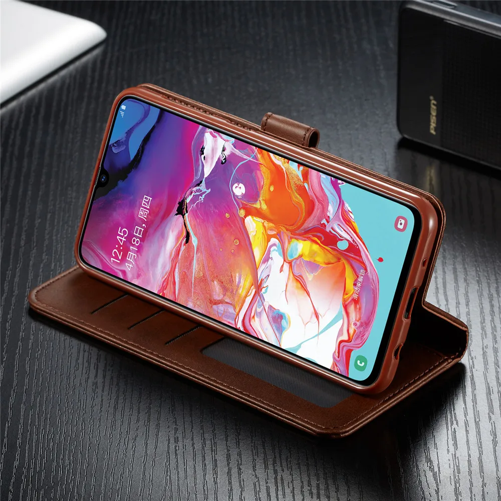 For Samsung Galaxy S25 S26 Ultra Case Leather Wallet Flip Cover For Galaxy S24 S22 Plus Phone Case S23 S21 FE S20 S10 S9 S8 Case thumbnail 5