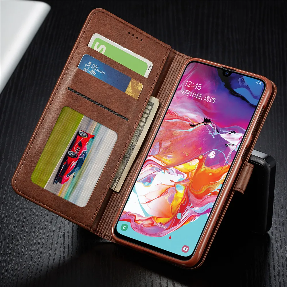 For Samsung Galaxy S25 S26 Ultra Case Leather Wallet Flip Cover For Galaxy S24 S22 Plus Phone Case S23 S21 FE S20 S10 S9 S8 Case thumbnail 6