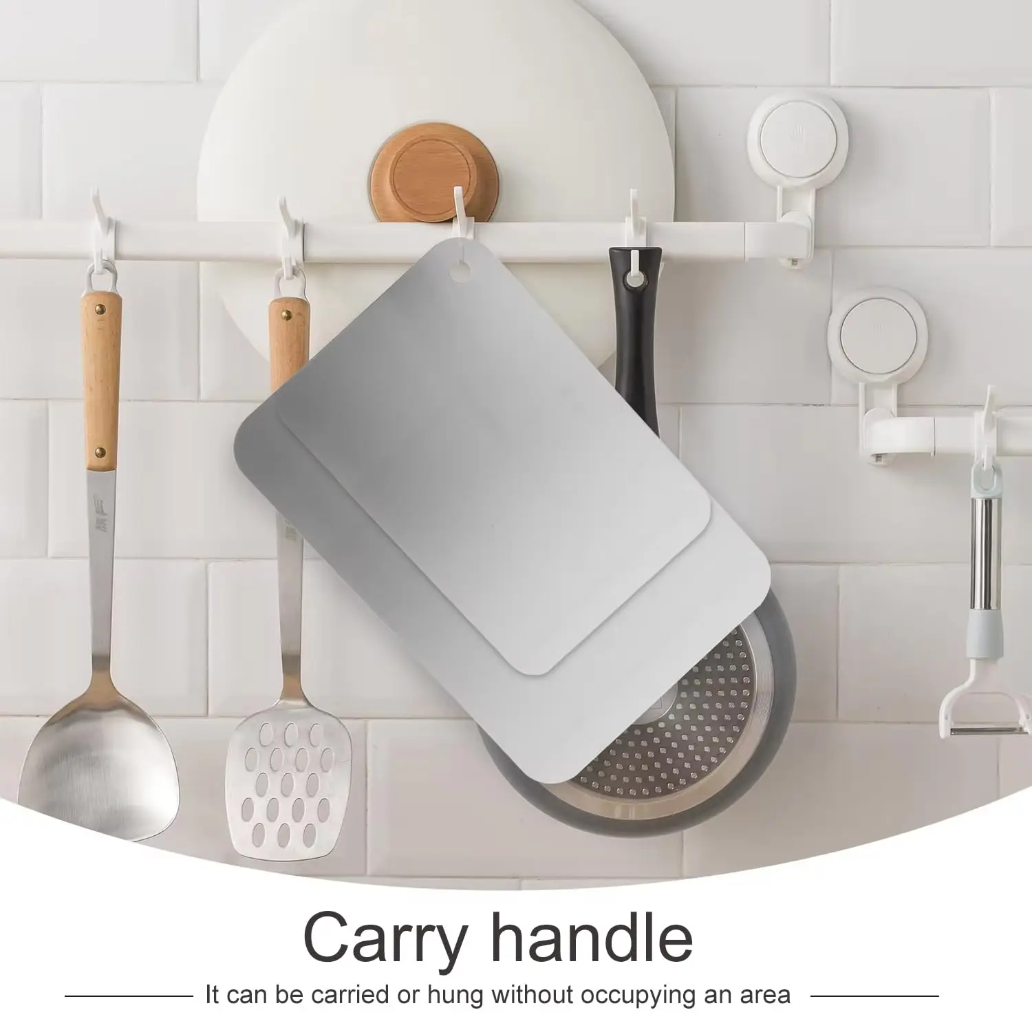 Board Kitchen Titanium Cutting Boards For Stainless  304 Steel Thickened Double-Sided Food Grade Portable Fruit Meat Chopping thumbnail 6