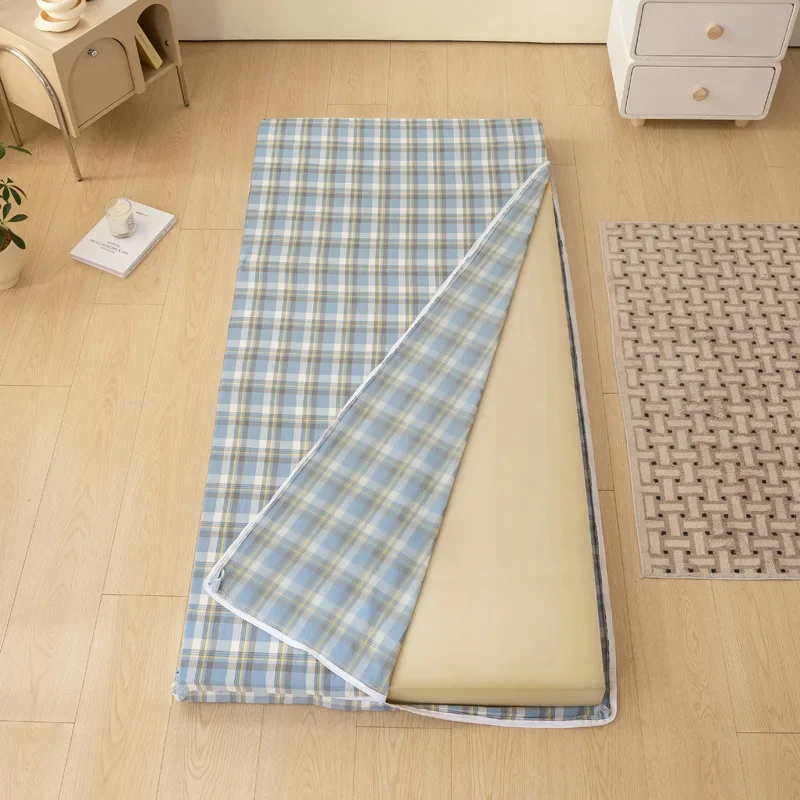 Pure cotton mattress cover upper and lower bunk student dormitory cotton mattress protective cover college mattress cover thumbnail 6