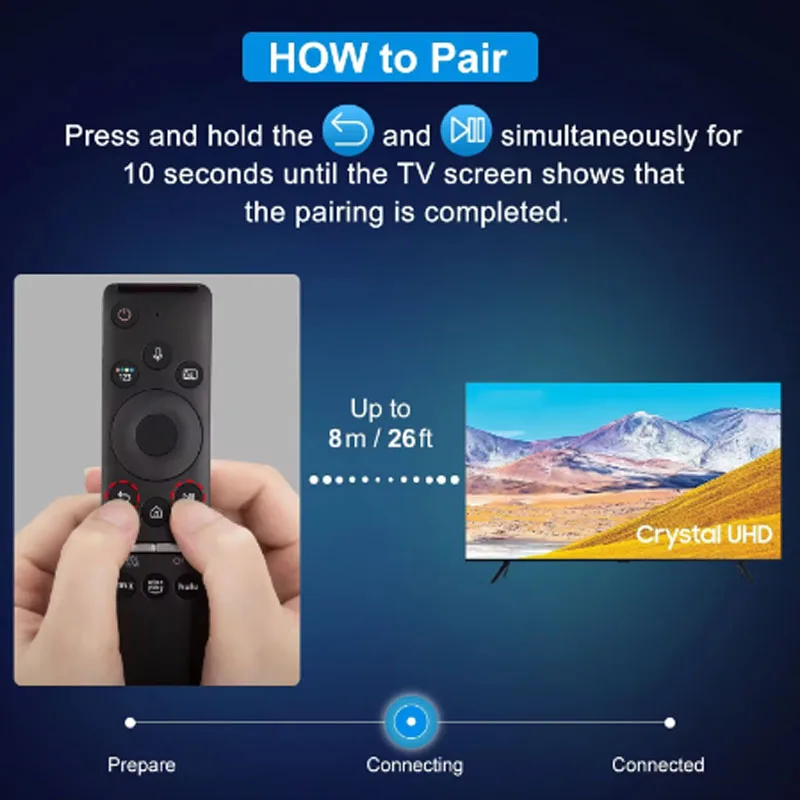 Universal BN59 Replacement Voice Remote Control for Samsung Smart TV with Voice Function Compatible with QLED LED LCD Models thumbnail 4