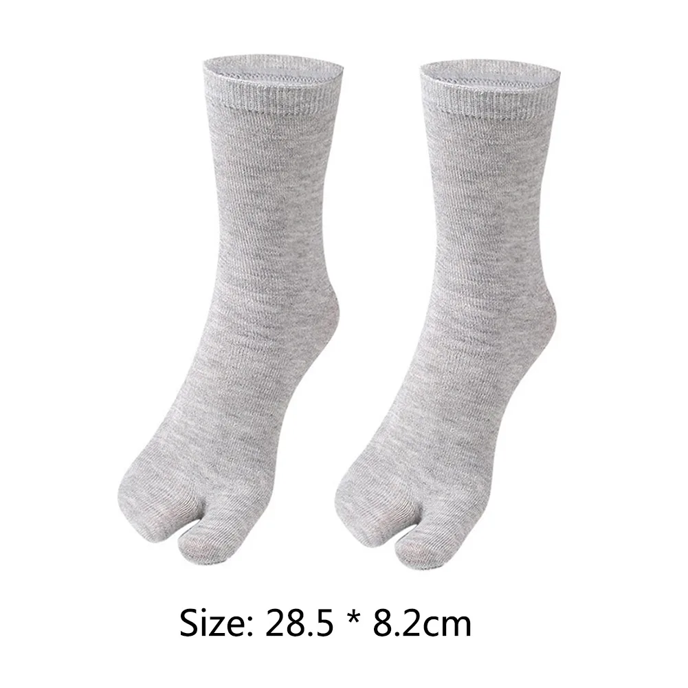 2-6Pairs Women/Men Unisex Japanese Kimono Flip Flop Sandal Split Two Toes Sock Tabi Geta Cotton Socks Unisex thumbnail 6
