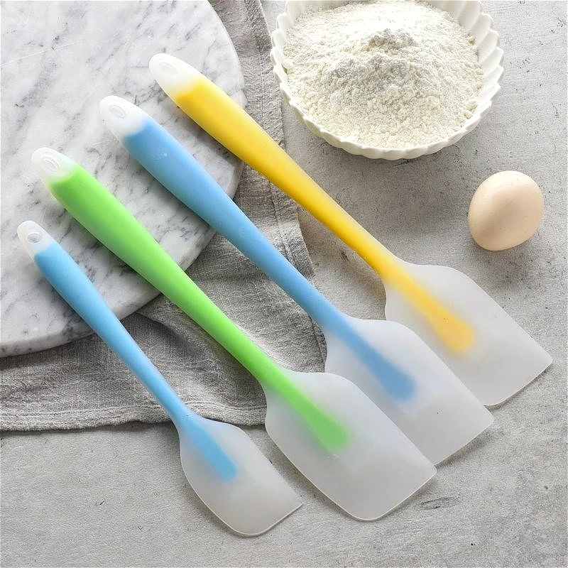 Silicone Spatula Cream Butter Cooking Baking Spatula Heat Resistant Utensils Scrape Decorator Translucent Kitchen Baking Tools thumbnail 5