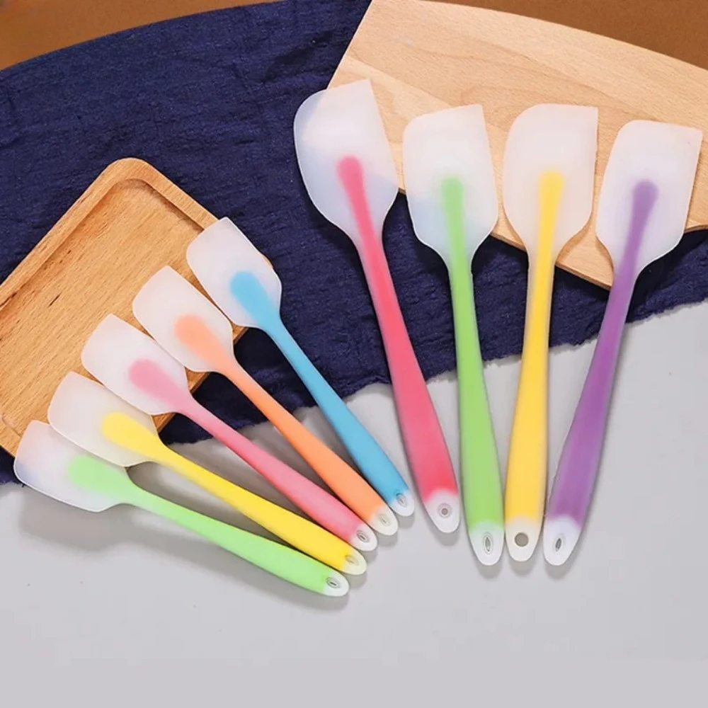 Silicone Spatula Cream Butter Cooking Baking Spatula Heat Resistant Utensils Scrape Decorator Translucent Kitchen Baking Tools thumbnail 3
