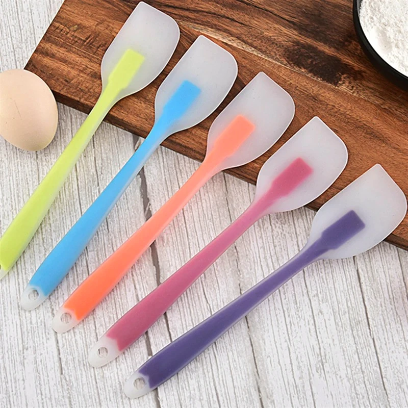 Silicone Spatula Cream Butter Cooking Baking Spatula Heat Resistant Utensils Scrape Decorator Translucent Kitchen Baking Tools thumbnail 4