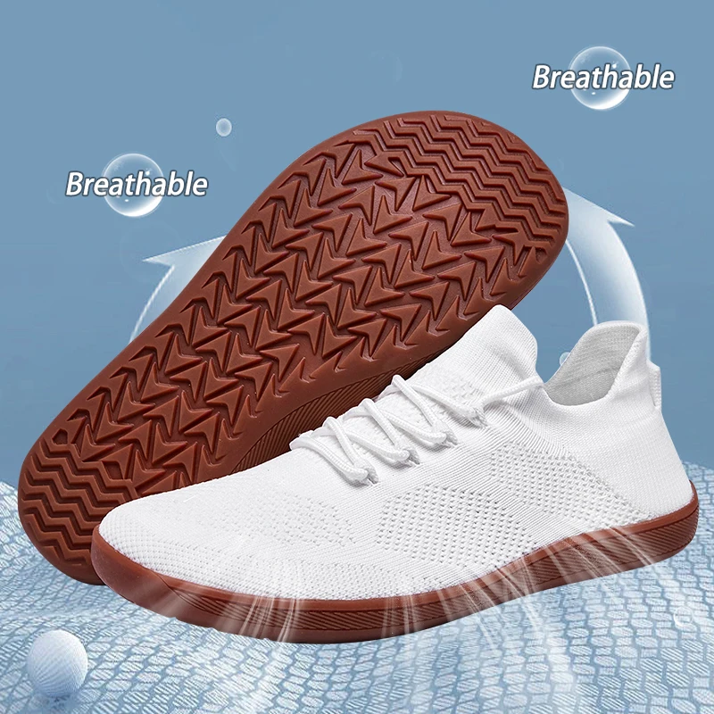 Minimalist Barefoot Shoes Unisex Lightweight Breathable Zero Soles Wide Toe Men's Running Shoes Outdoor Casual Walking Shoes thumbnail 2