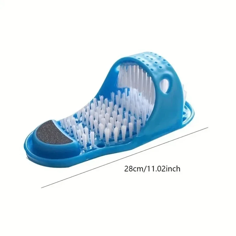 1PC Shower Foot Scrubber Massager Cleaner Spa Exfoliating Washer Wash Slipper Tools Bathroom Bath Foot Brushes Remove Dead Skin thumbnail 5