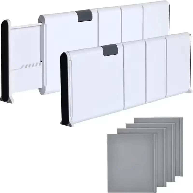 New Retractable Drawer Partition, Adjustable Drawer Dividers ,Creative Bookshelves Partition, Household Storage Home Decoration