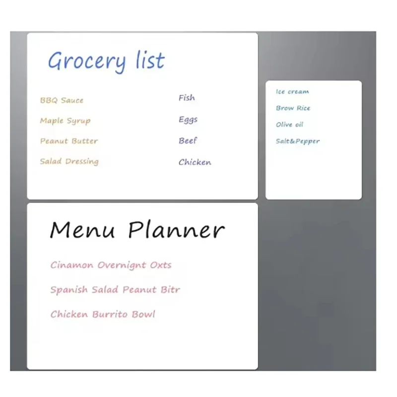 A3 A4 A5 Magnetic Dry Erase Board Refrigerator Magnet Marker WhiteBoard Sheet Kitchen Erasable Flexible Fridge Memo Grocery List thumbnail 5