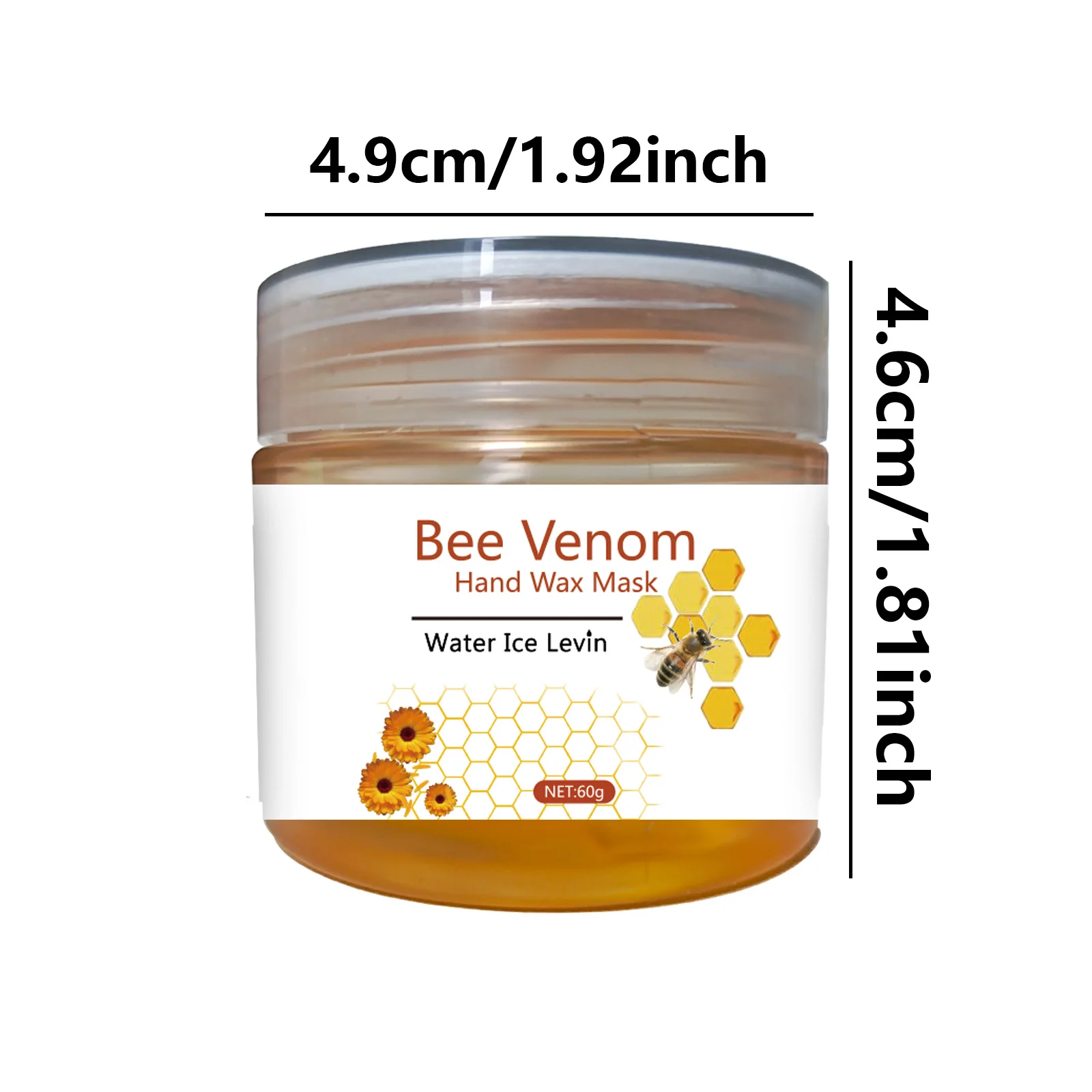 Honey Moisturizing Exfoliating Hand Wax Mask Moisturizing exfoliating nourishing skin 60g thumbnail 3