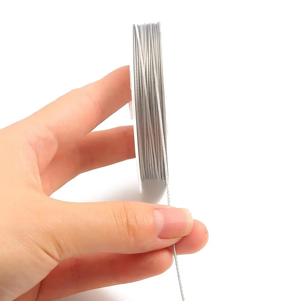 1 Roll/lot 0.3/0.45/0.5/0.6mm Sturdy Copper Wire Beading Wire For Bracelet Necklace DIY Jewelry Making Findings Accessories