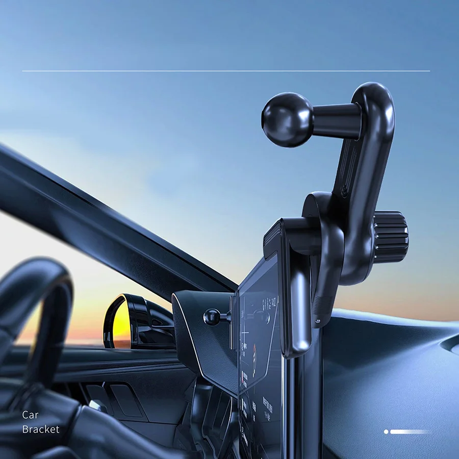 Universal Car Display Screen Holder 16mm Ball Head Base for Car Phone Mount for GPS Stand Interior Parts thumbnail 4