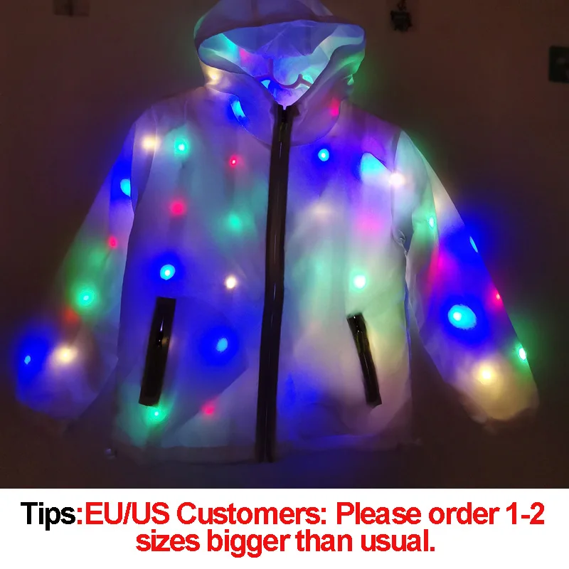 LED Vest Jacket Night Club Singer Modern Dance Stage Performance Accessories Summer Led Luminous Costumes For Sexy Lady Men thumbnail 5