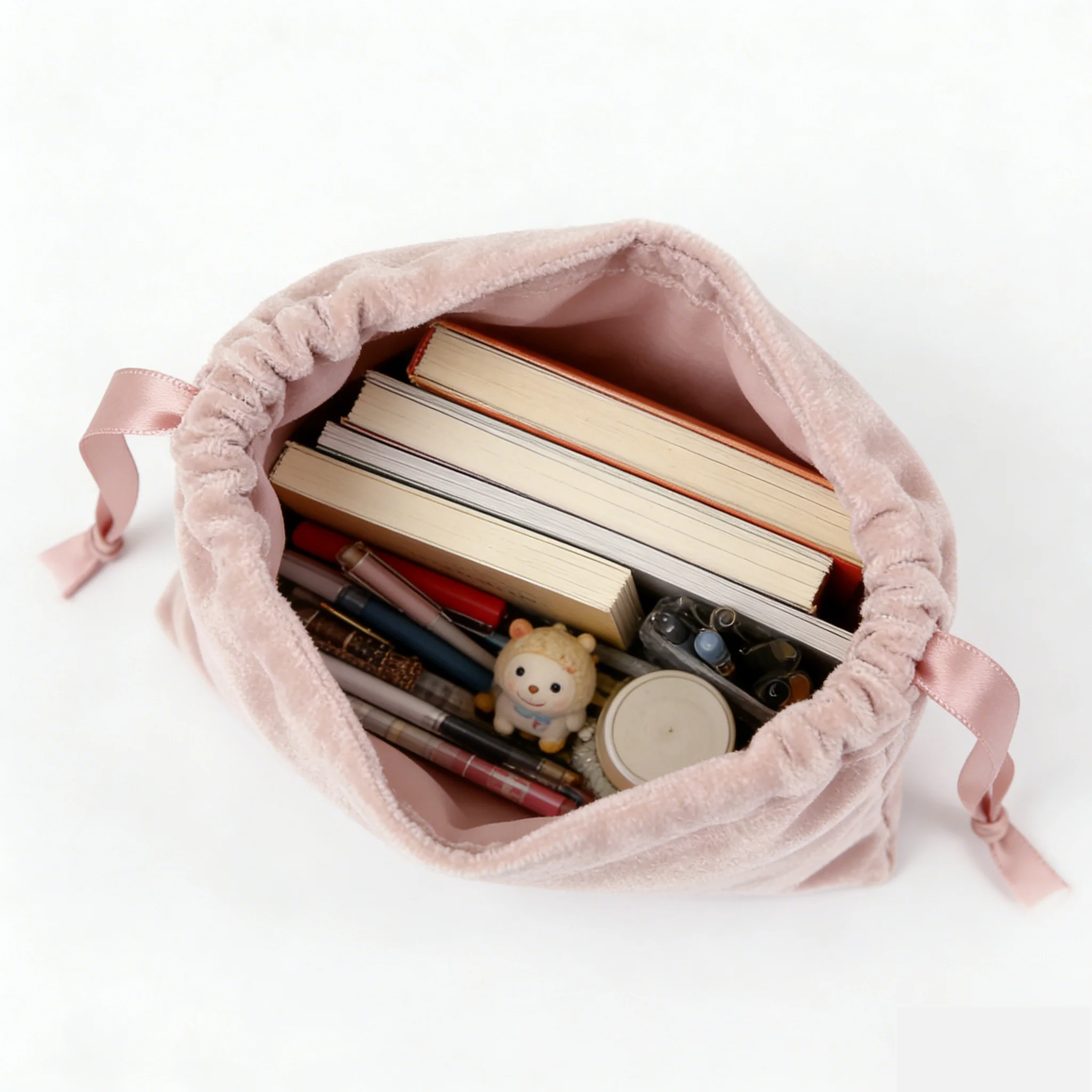 10/20/50pcs Customized Velvet Storage Drawstring Bags Soft Touching Makeup Pocket Jewelry Wedding Christmas Gift Package Pouches thumbnail 4