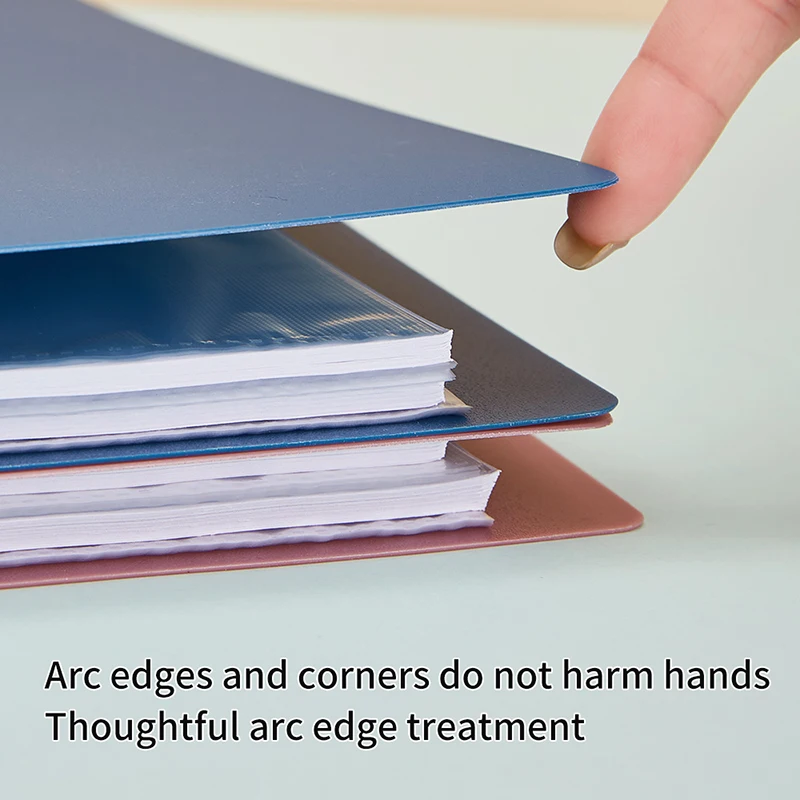 A4 File Folder -1 Set, Retro Appearance, Multiple Pages, Various Colors, Used For Data Organization And Classification thumbnail 5