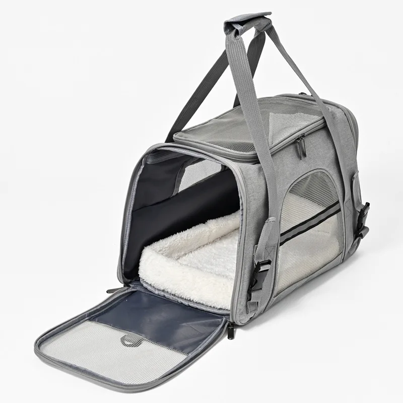 Pet Carriers Backpack Portable Breathable Foldable Shoulder Bag Cat Dog Carrier Bags Outgoing Travel Pets Handbag Transport Bag. thumbnail 3