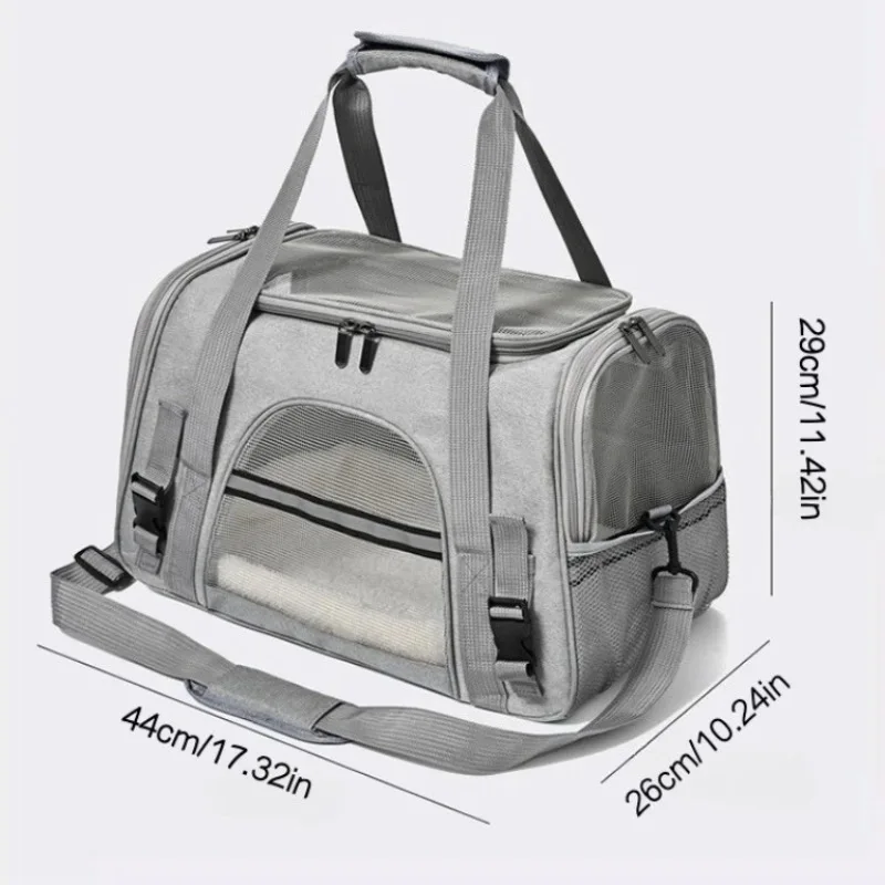 Pet Carriers Backpack Portable Breathable Foldable Shoulder Bag Cat Dog Carrier Bags Outgoing Travel Pets Handbag Transport Bag. thumbnail 5