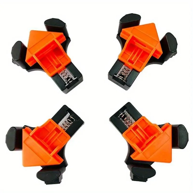 Woodworking Angle Clamp Tool Set 60/90/120 Degrees Fixer Photo Frame Picture Frame Clamp Home Tools Punching Installer Hand Tool thumbnail 5