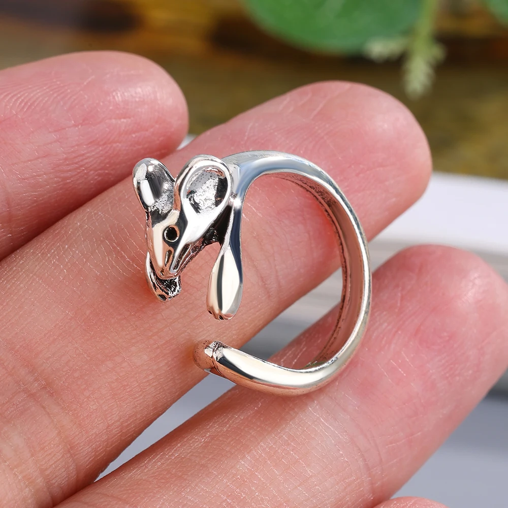 1 Creative Vintage Rat Adjustable Alloy Ring - Simple and Cute Hypoallergenic and Eco-Friendly Decorative Accessories Gifts thumbnail 5
