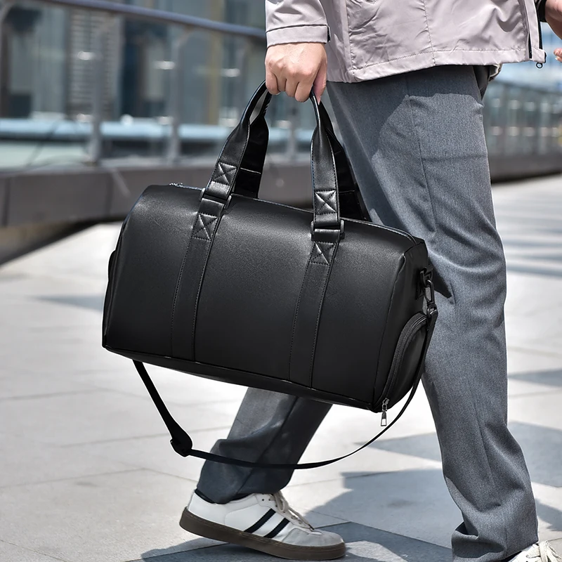LargeCapacityTravelBag,Gym Bag,Separation of Wet and Dry,Independent shoe compartment,Suitablefortravel,fitness,weekend vacation thumbnail 5