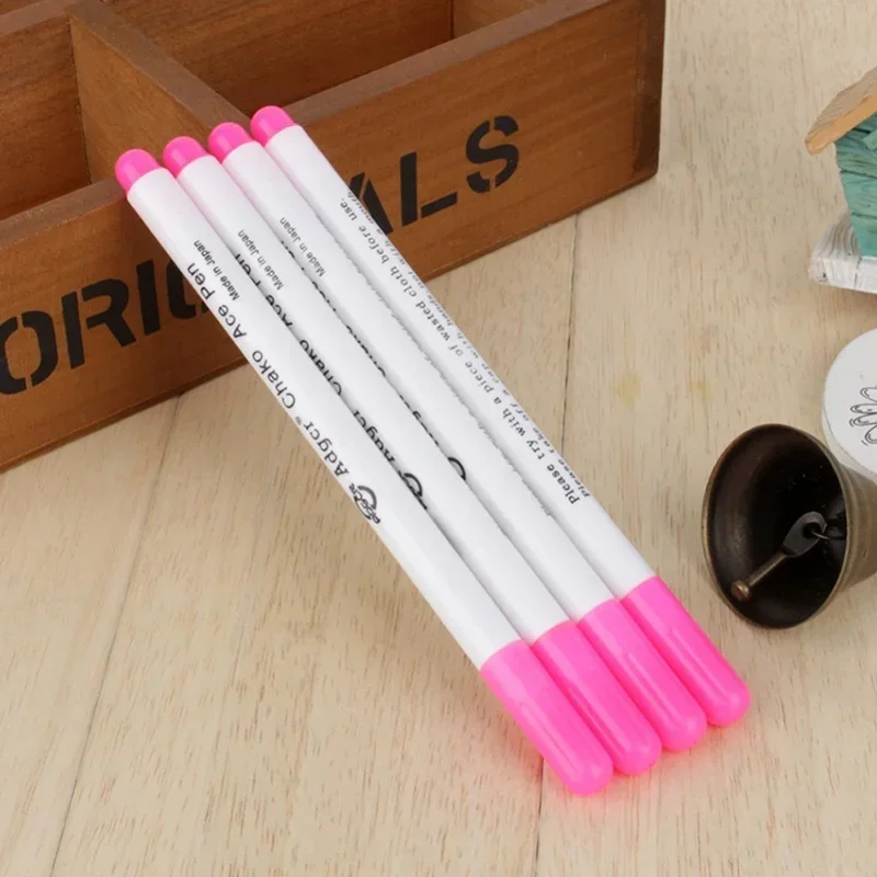 Water Soluble Disappearing Pen Stitch Marker Draw Grid on Fabric Embroidery Temporary Water Erasable Marking Refills Sewing Tool thumbnail 2