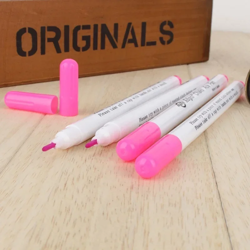 Water Soluble Disappearing Pen Stitch Marker Draw Grid on Fabric Embroidery Temporary Water Erasable Marking Refills Sewing Tool thumbnail 3