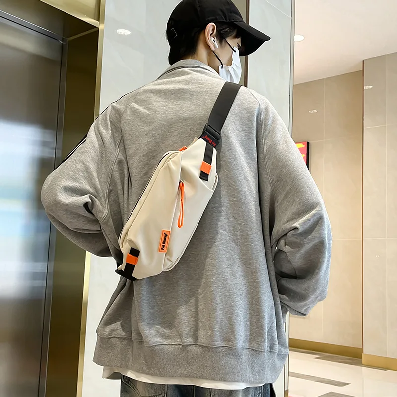 Japanese Style Versatile Chest Bag for Women Casual Sports Crossbody Bag for Men Large Capacity Street Student Shoulder Bag thumbnail 5