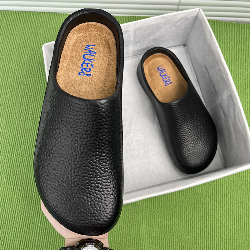 Men's and Women's Summer Breathable, Waterproof, Non-Slip Kitchen Shoes, Slip-On Beach Shoes, Toe-Toe Sandals and Slippers thumbnail 3