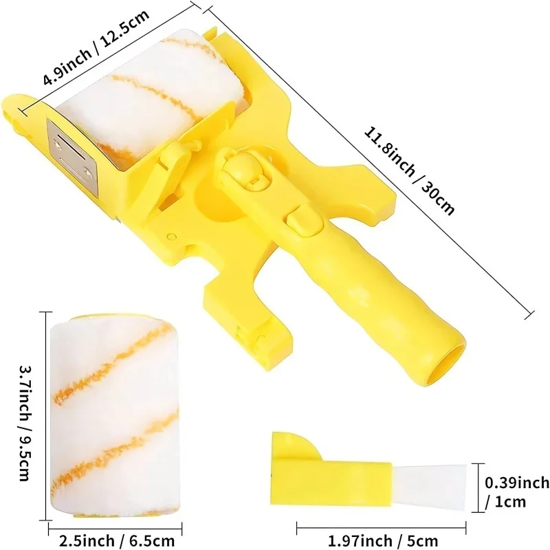 Multifunction Paint Brush Roller Corner Brushes Set Household Use Wall Decorative Professional DIY Painting Brush Handle Tool thumbnail 5