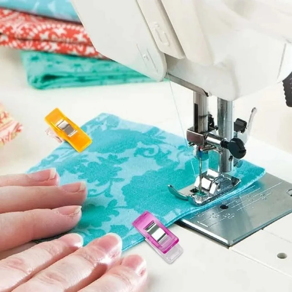 50/100pcs Sewing Clips Colorful Clips Multipurpose Plastic Craft Crocheting Knitting Safety Clothing Clips Random ColorColor thumbnail 3