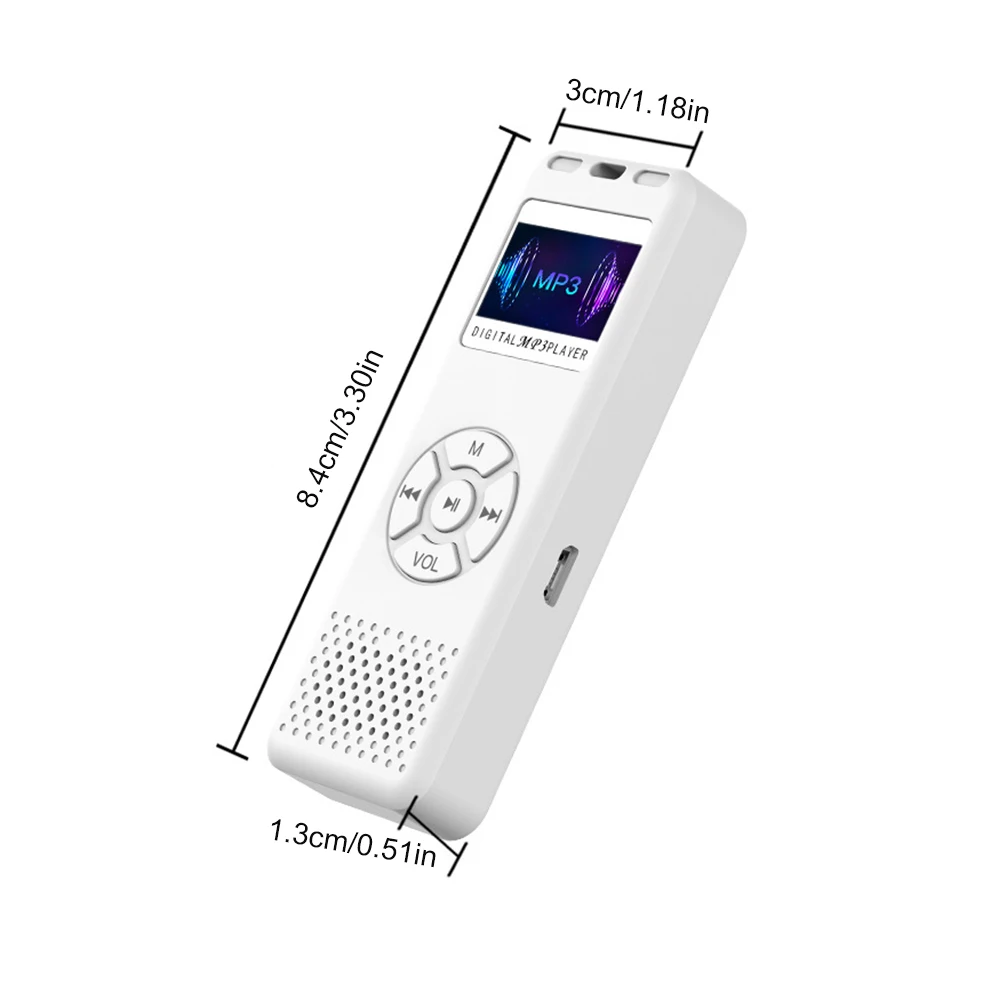 2025 New Mini Portable MP3 Player HiFi Music Player Built-in Speaker For Walkmen with E-Books Recording FM Radio Reproductor MP3 thumbnail 6