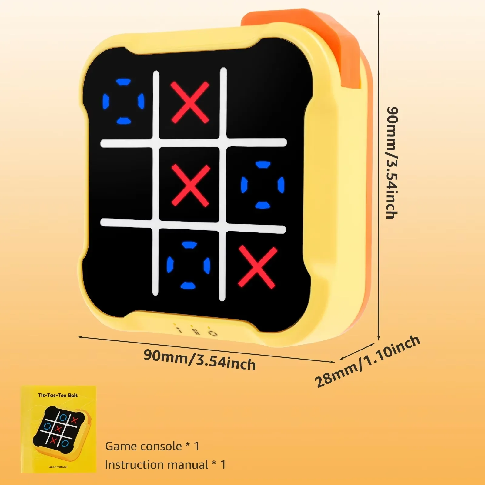 TIC-TAC-TOE Electronic Game 3 in 1 Bolt Chess Game Consoles Children Puzzle Toys Portable Handheld Board Game Toys Kids Gifts thumbnail 6