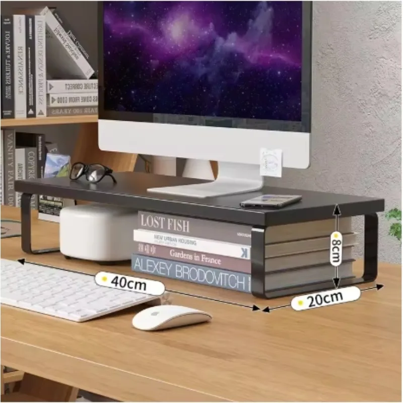 40cm Laptop Monitor Stand Desktop Computer Screen Stand Office Supplies Organizer Supplies Simple Storage Rack thumbnail 4