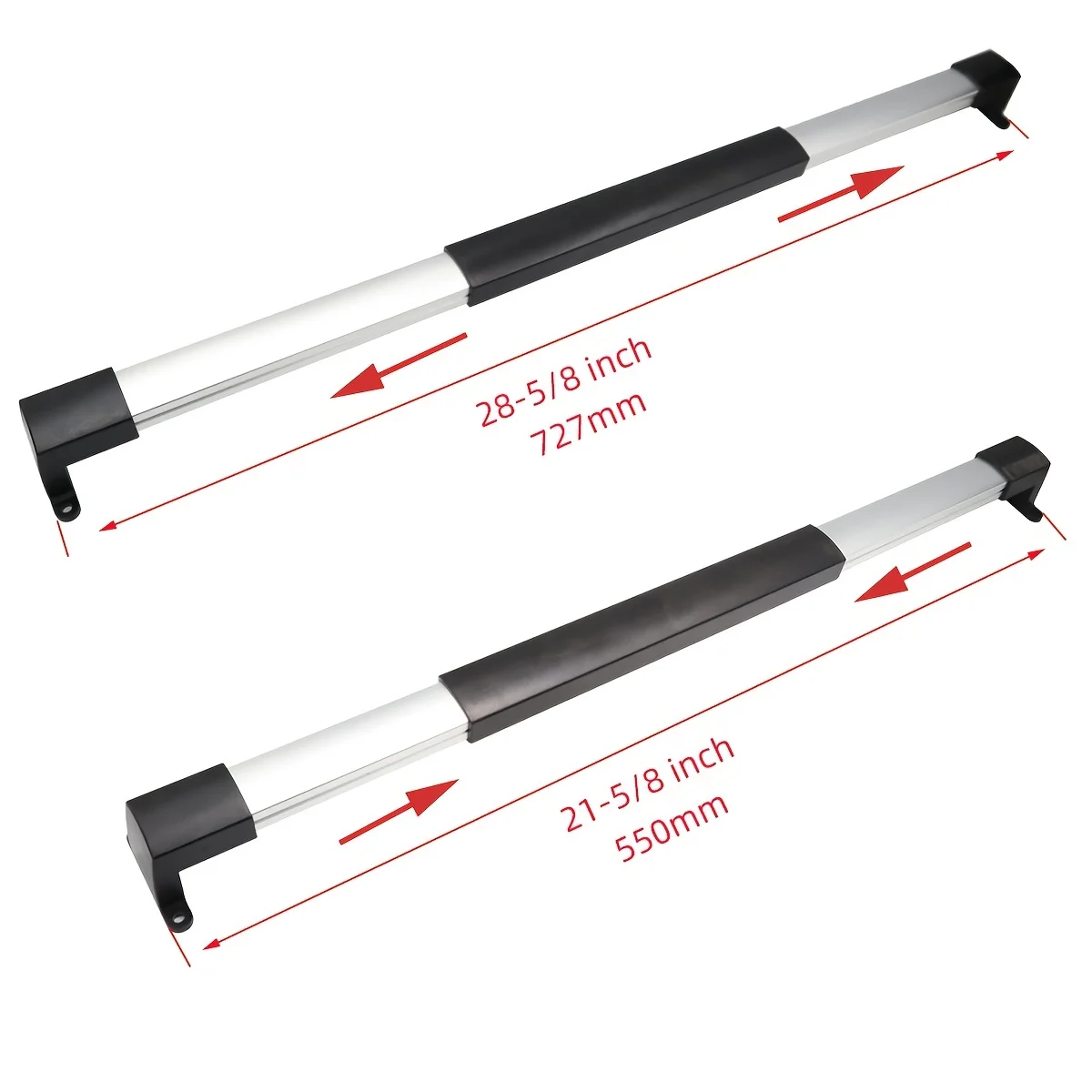 RV Screen Door Cross Bar Handle Adjustable from 21-5/8 Inch to 28-5/8 Inch with Sturdy and Secure Non-Slip Grip thumbnail 2