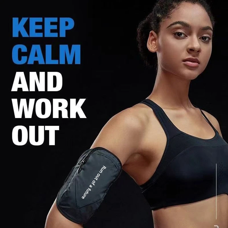 Sports phone arm bag for men and women, arm bag equipment, running arm cover, Apple Huawei Oppo fitness wrist bag, universal thumbnail 4