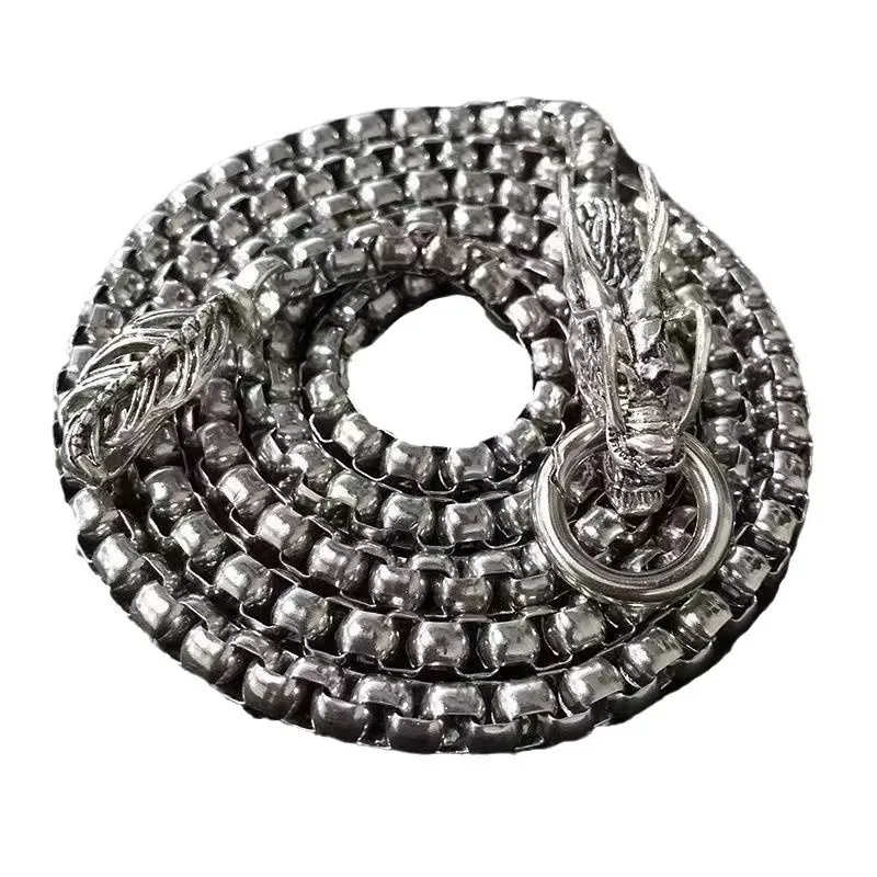Tactical EDC Stainless Steel Faucet Box Chain Bracelet Solid Metal Self Protection Survival Tools Outdoor Self-defense Tool 1M thumbnail 2