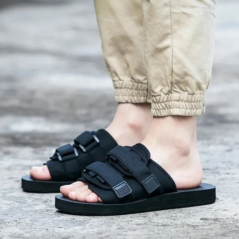 Canvas Casual Couple Shoes Slip-on Beach Slippers Sandals Women Shoes Winter Slippers for Men Sleepers Men Yeezy Slides Slipper thumbnail 5