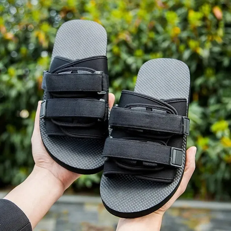 Canvas Casual Couple Shoes Slip-on Beach Slippers Sandals Women Shoes Winter Slippers for Men Sleepers Men Yeezy Slides Slipper thumbnail 3