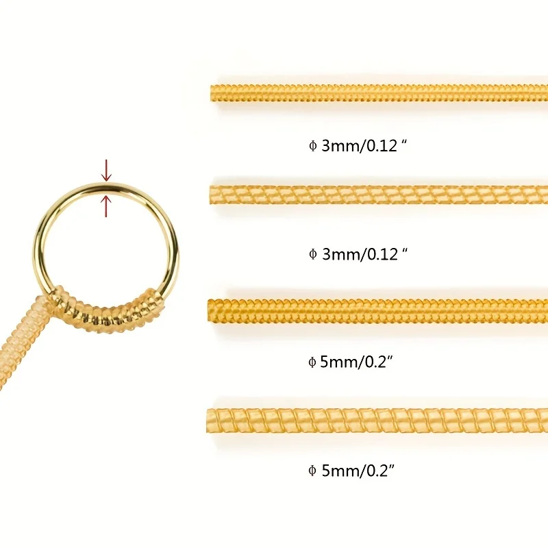 Transparent Silicone Ring Size Adjuster Invisible Spring Tightener for Loose Rings Jewelry Size Adjustment Tool thumbnail 2