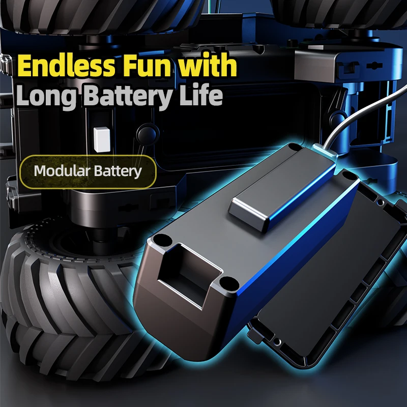 New 1/20 RC Sherpa four-wheel drive large foot climbing all-terrain amphibious vehicle toys for children. thumbnail 4