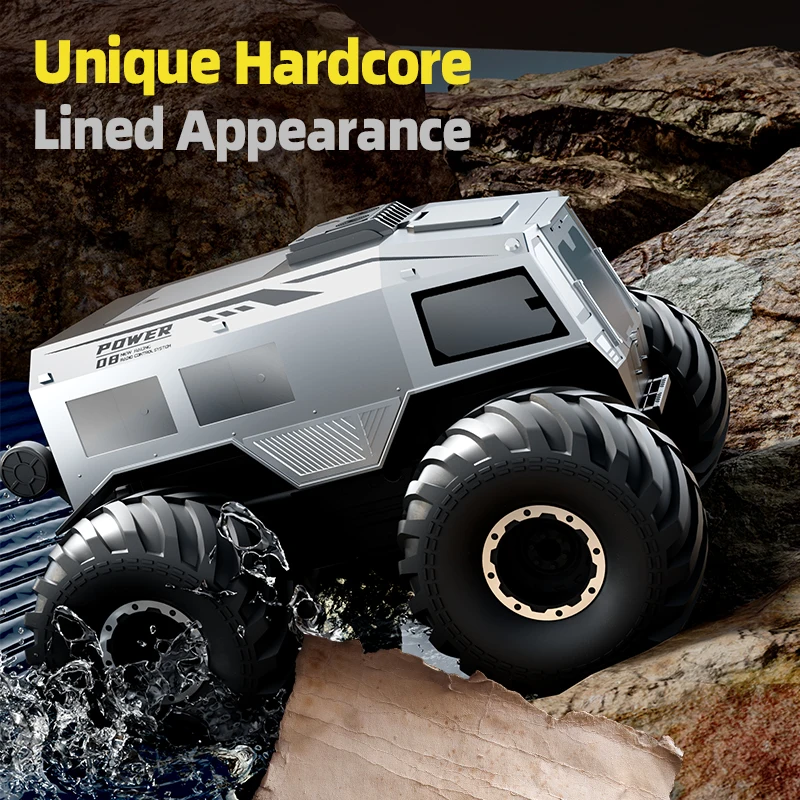 New 1/20 RC Sherpa four-wheel drive large foot climbing all-terrain amphibious vehicle toys for children. thumbnail 5